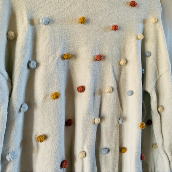 One Loved Babe Cream Bauble Pom Knit Sweater | Small - Picture 2 of 6